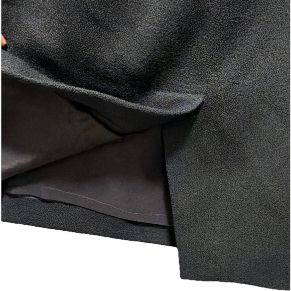 Talbots Petites 6 Classic Black Pleated Lined Pencil Skirt 100% Worsted Wool - Picture 8 of 8